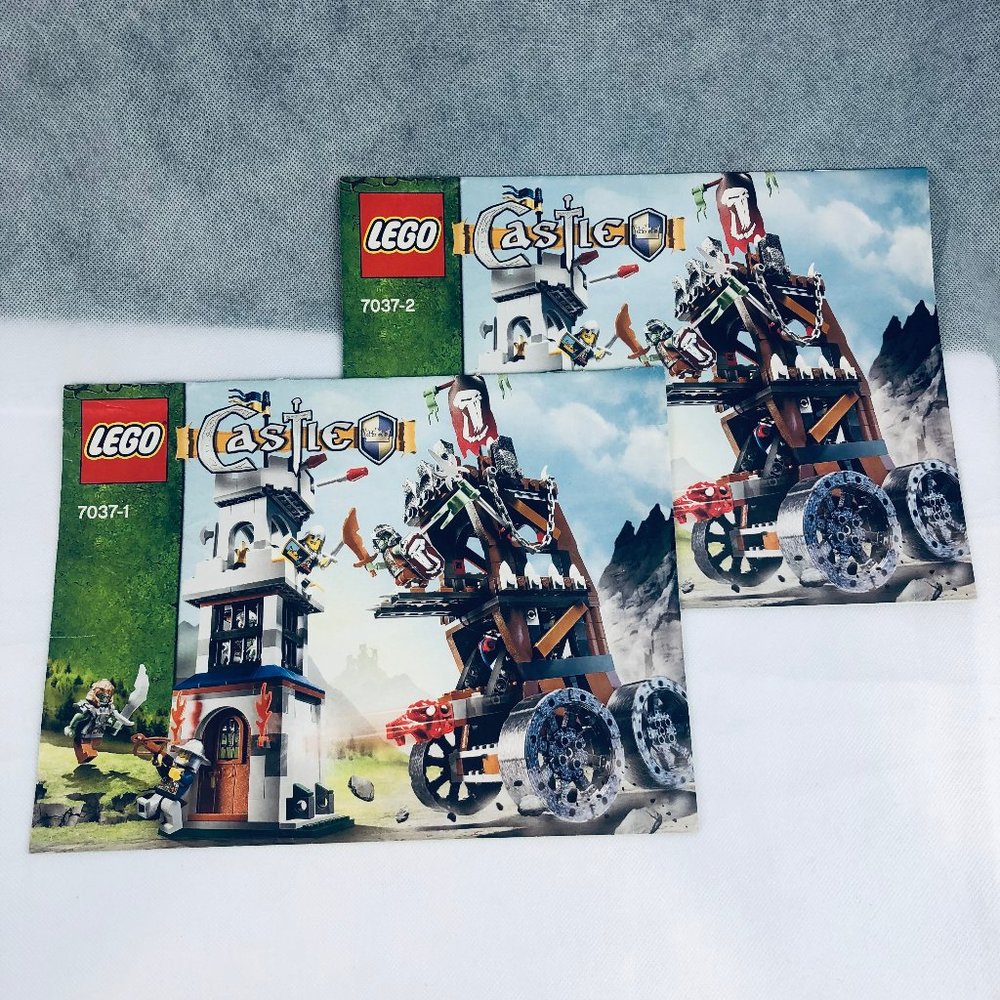 Lego Castle 7037 Tower Raid - 2 x Instruction Booklets Only